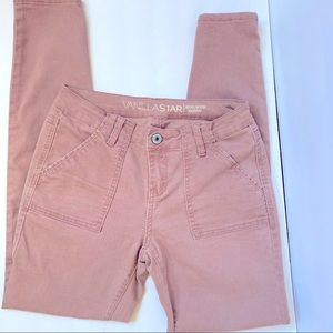 Vanilla Star Mauve Pink Regular Rise Jeans